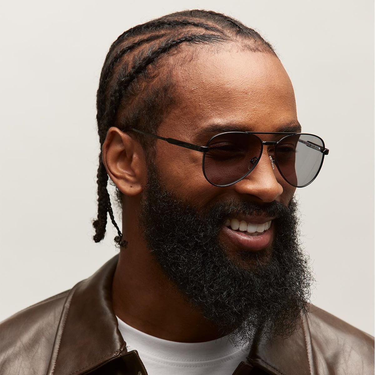 Miramar Aviator Sunglasses | Black Frame + Black Lens | Polarized - image 6