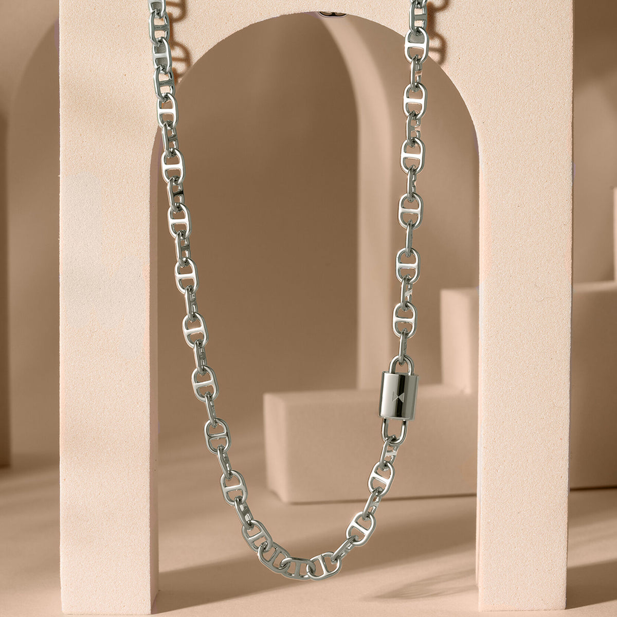 Anchor Chain Necklace | Silver - image 8