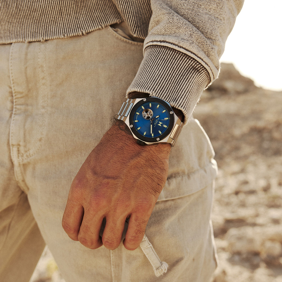 Raptor Automatic | Navy Steel | 46.5MM - image 6