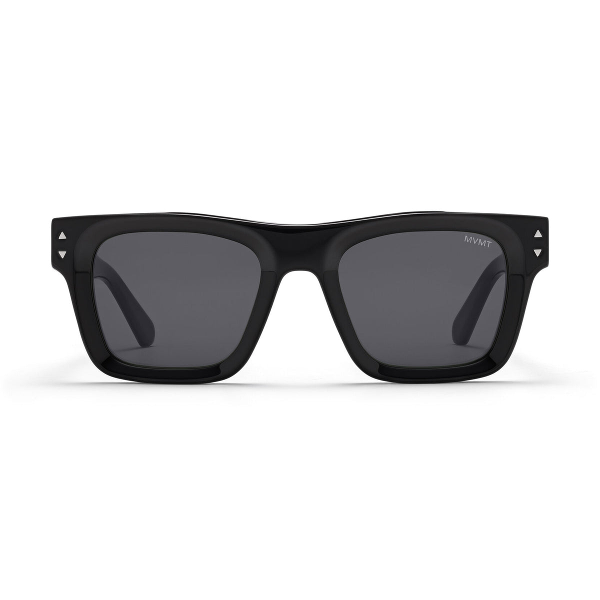 Vista Square Sunglasses | Black Frame + Grey Lens | Polarized - main image