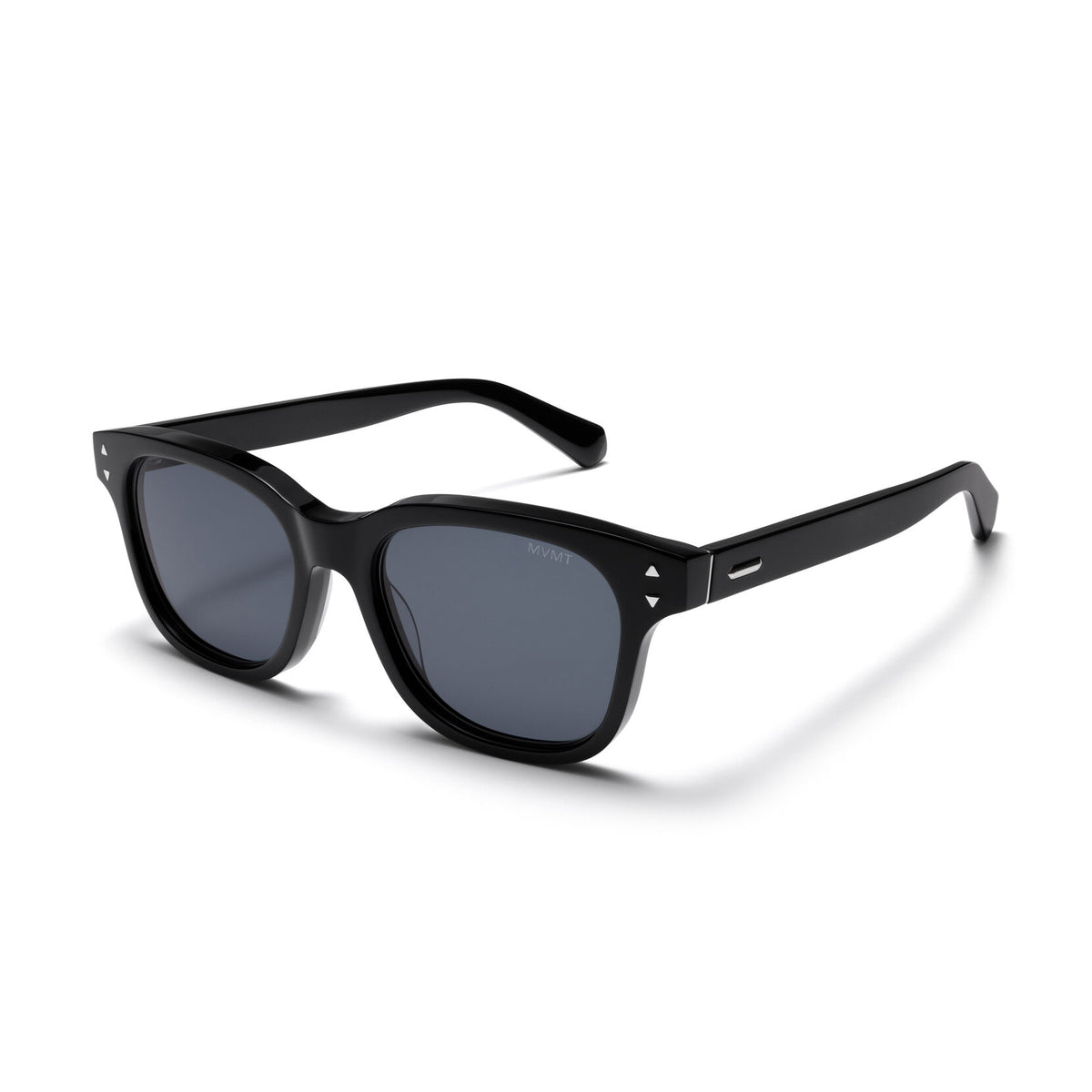 Malibu Round Sunglasses | Black Frame + Blue Lens | Non-Polarized - image 2