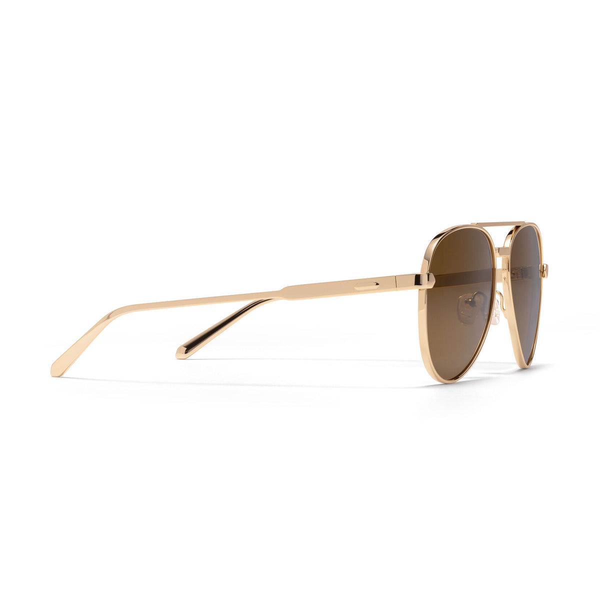 Miramar Aviator Sunglasses | Gold Frame + Brown Lens | Non-Polarized - image 5