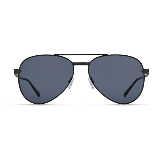 Miramar Aviator Sunglasses | Black Frame + Grey Lens | Non-Polarized - main image