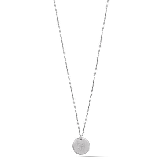 Warrior Pendant Necklace | Silver - main image