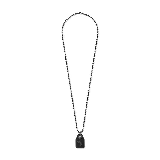 Tag Necklace | Black - main image