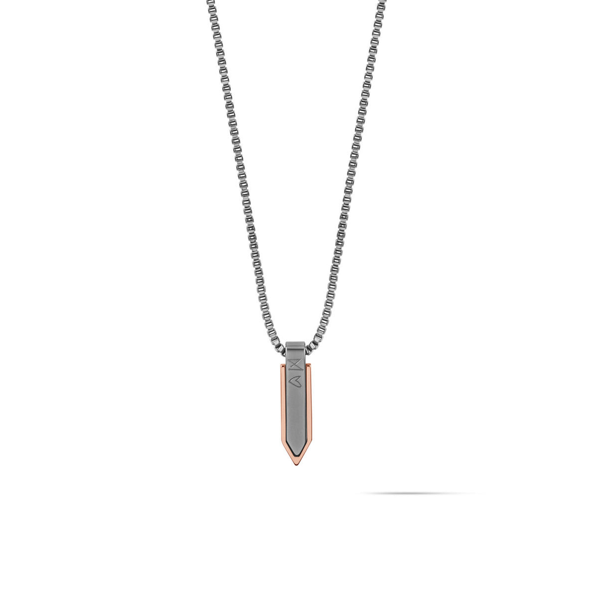 Spearhead Necklace | Steel Rose - main image