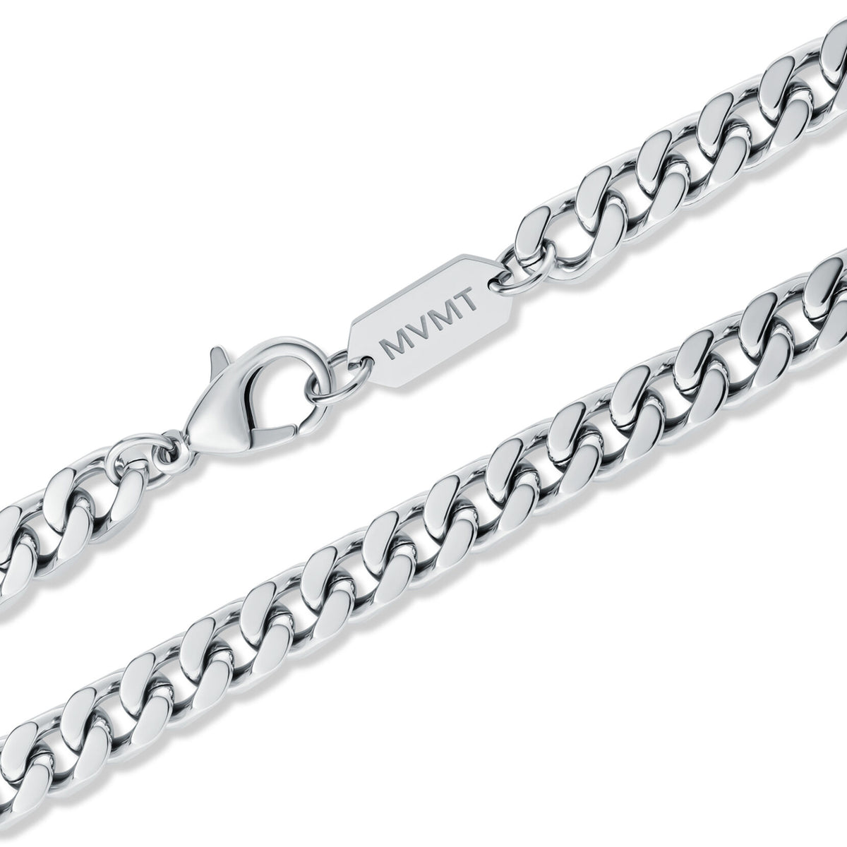 Curb Chain Necklace - 7MM | Silver - image 2