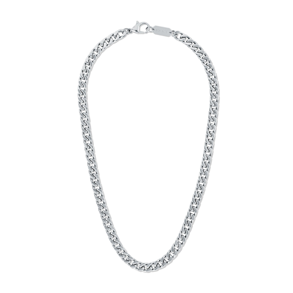 Curb Chain Necklace - 7MM | Silver - image 3