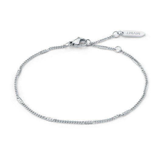 Stamped Chain Bracelet | Silver - main image