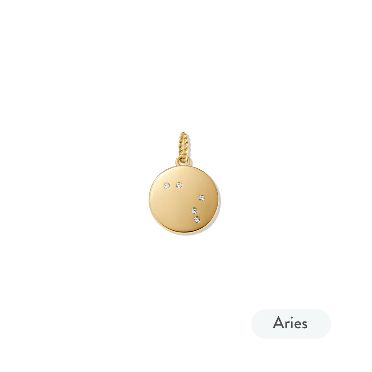 Zodiac Charm - Aries | Gold - image 2