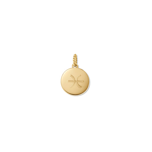 Zodiac Charm - Pisces | Gold - main image