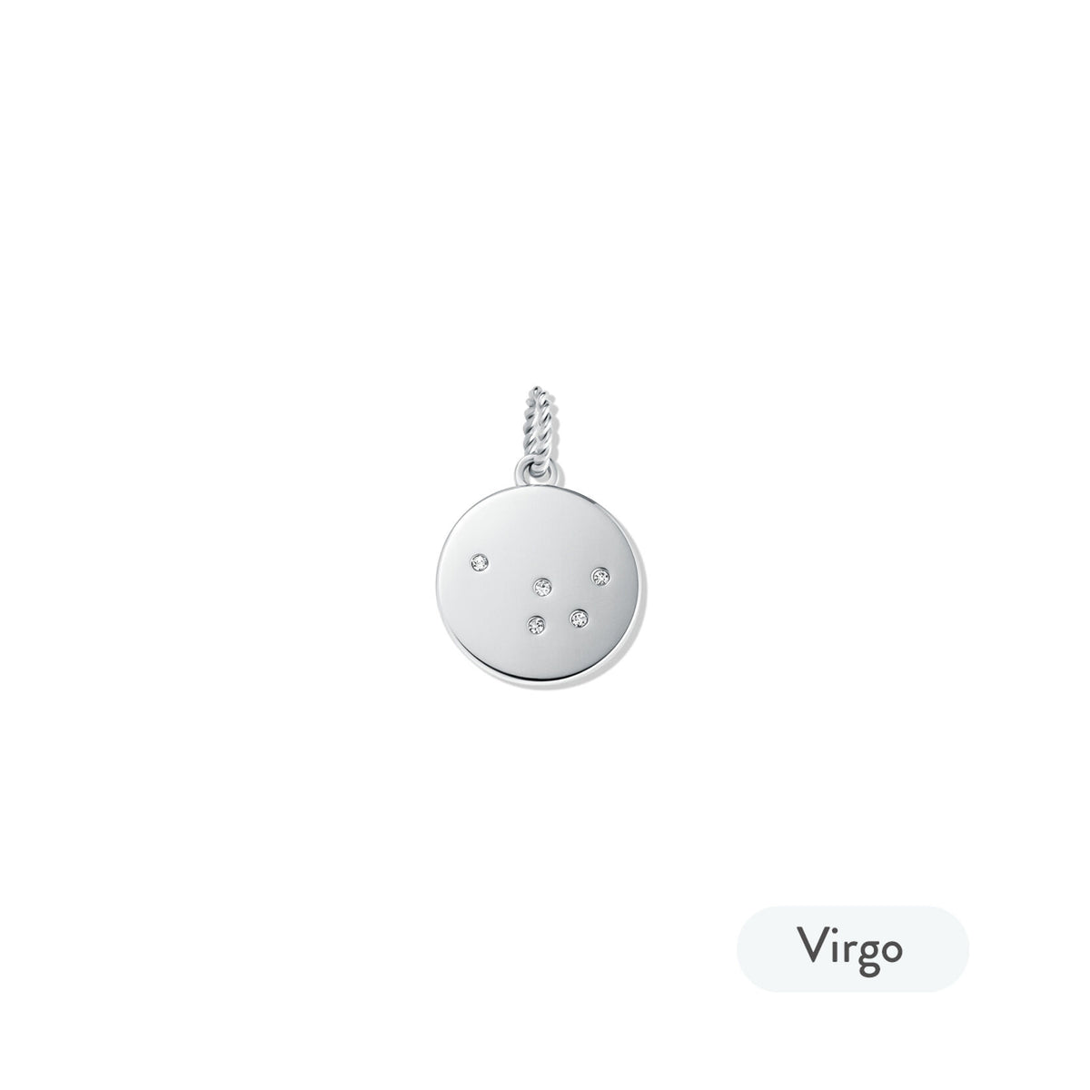 Zodiac Charm - Virgo | Silver - image 2