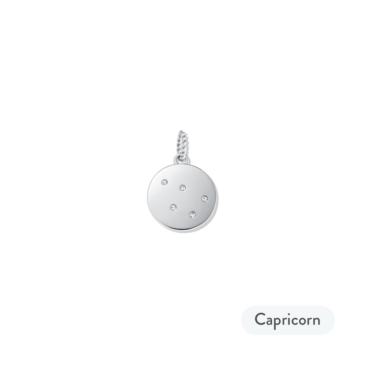 Zodiac Charm - Capricorn | Silver - image 2