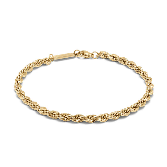 Rope Chain Bracelet - 3.9MM | Gold - main image