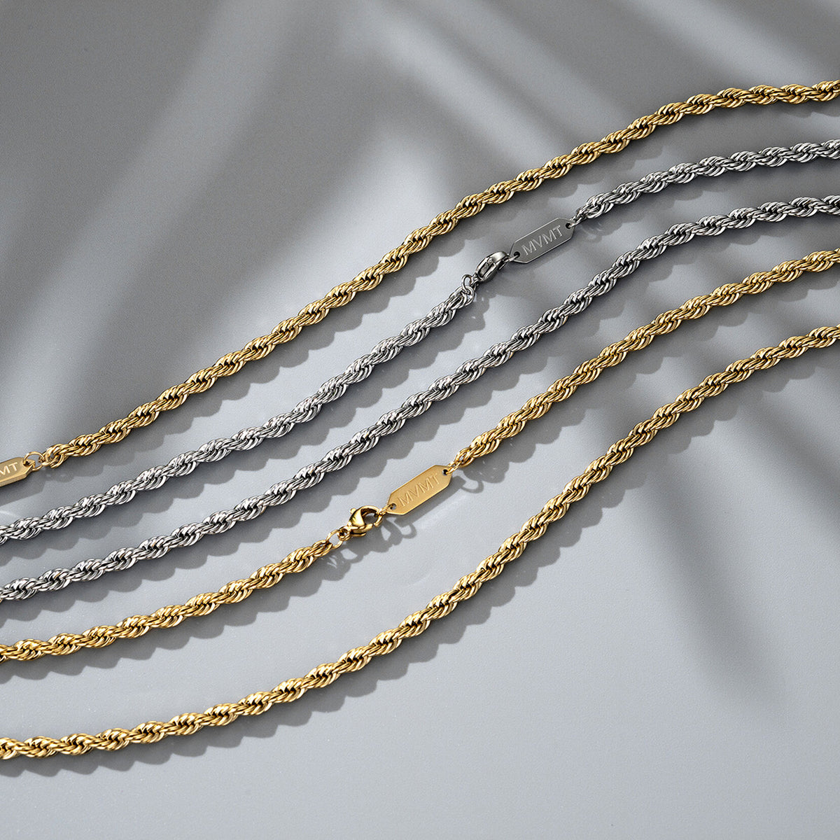 Rope Chain Bracelet - 3.9MM | Silver - image 4