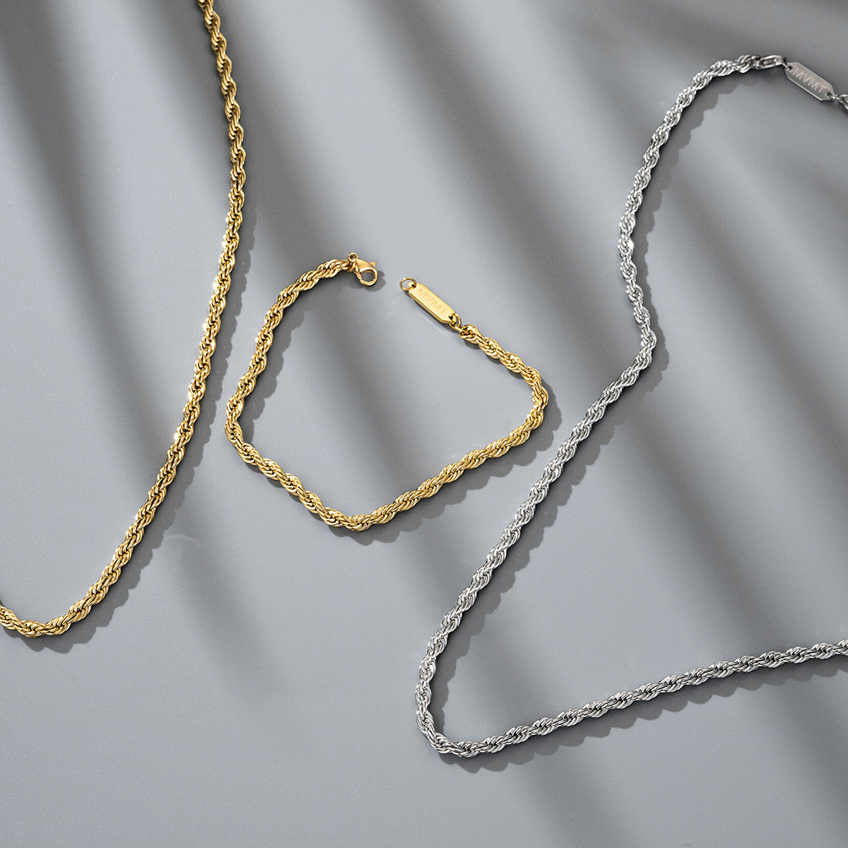 Rope Chain Bracelet - 3.9MM | Silver - image 5