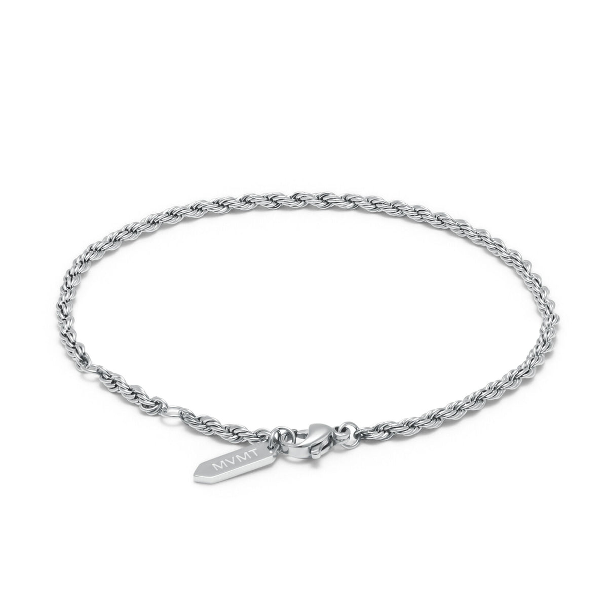 Rope Chain Bracelet - 2.4MM | Silver - image 2