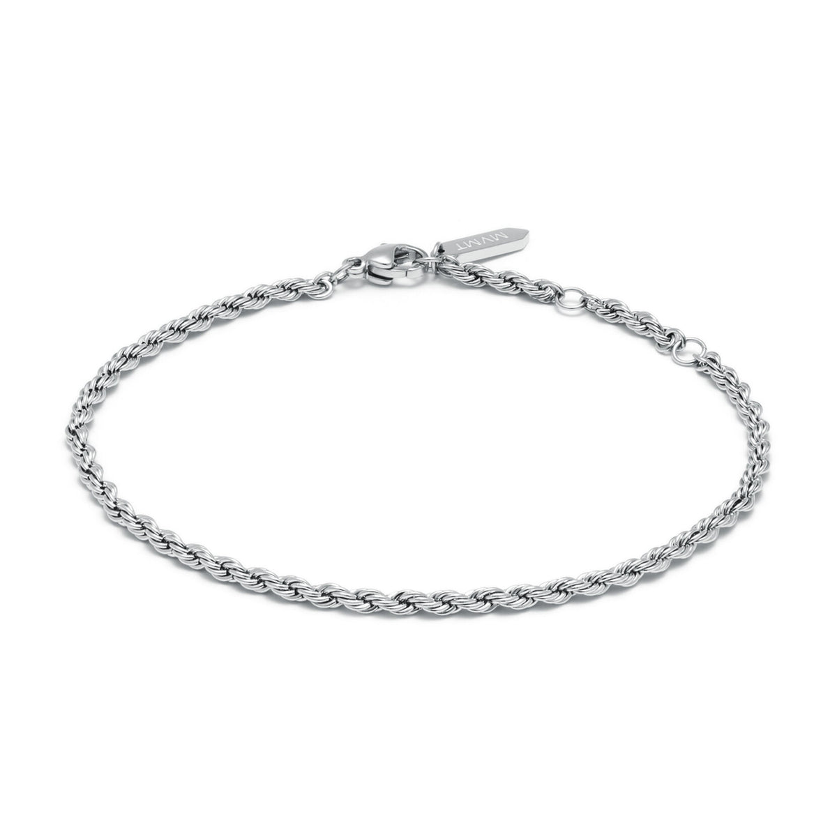 Rope Chain Bracelet - 2.4MM | Silver - main image