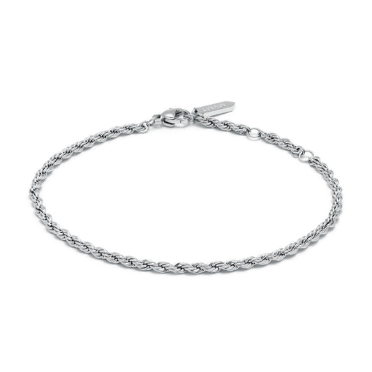 Rope Chain Bracelet - 2.4MM | Silver - main image