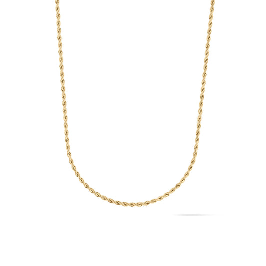 Rope Chain Necklace - 2.4MM | Gold - main image