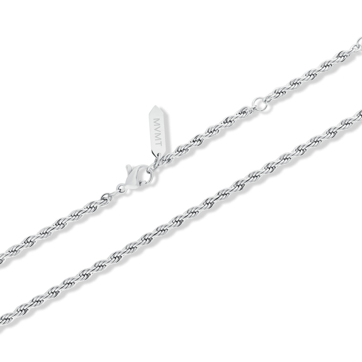 Rope Chain Necklace - 2.4MM | Silver - image 3