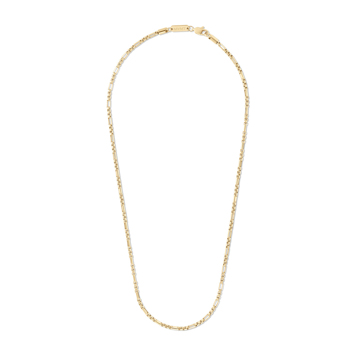 Figaro Box Chain Necklace | Gold - image 2