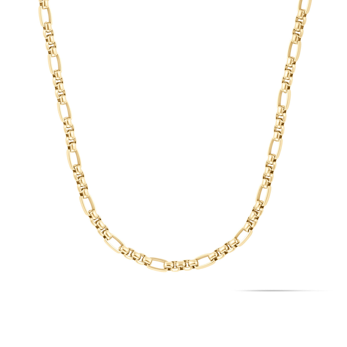Figaro Box Chain Necklace | Gold - main image