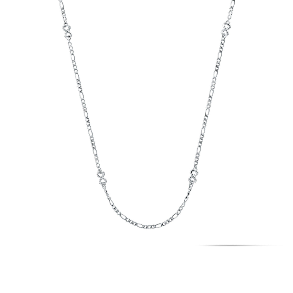 Figaro Chain Necklace - 1.8MM | Silver - main image