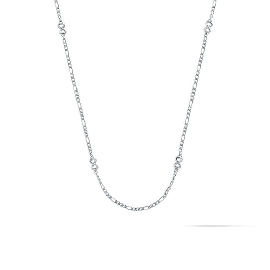 Figaro Chain Necklace - 1.8MM | Silver - main image