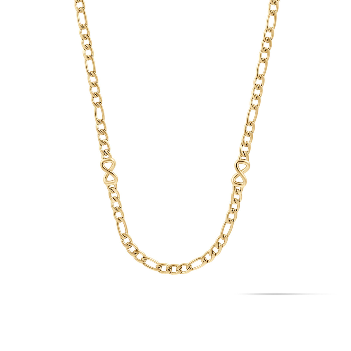 Figaro Chain Necklace - 3.8MM | Gold - main image