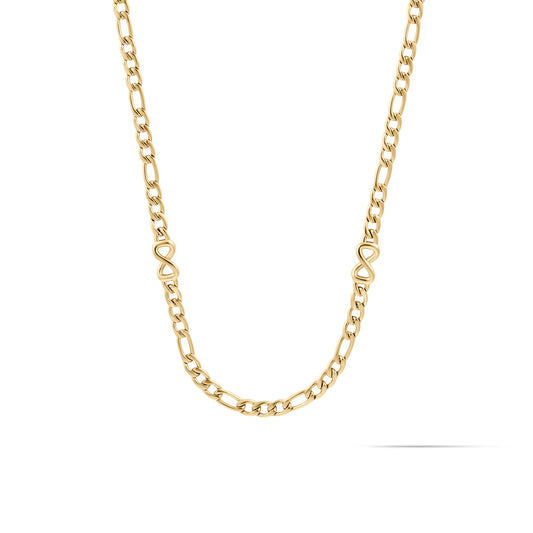 Figaro Chain Necklace - 3.8MM | Gold - main image