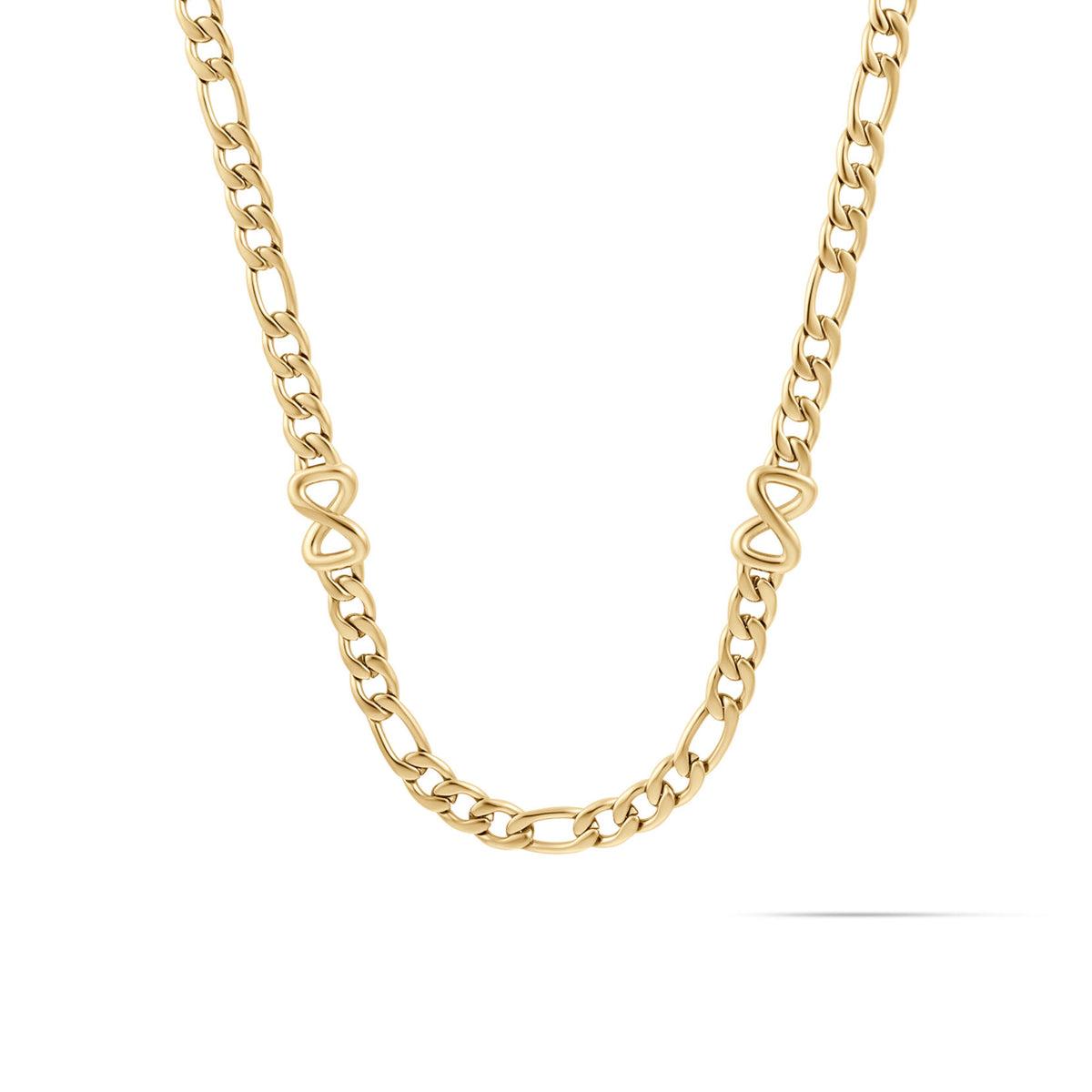 Figaro Chain Necklace - 5.3MM | Gold - main image