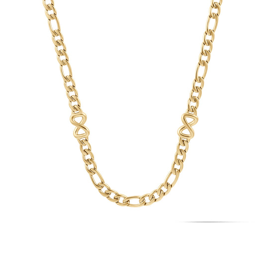 Figaro Chain Necklace - 5.3MM | Gold - main image