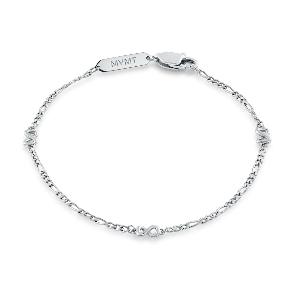 Figaro Chain Bracelet - 1.8MM | Silver - main image