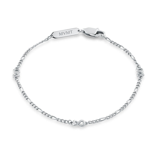 Figaro Chain Bracelet - 1.8MM | Silver - main image