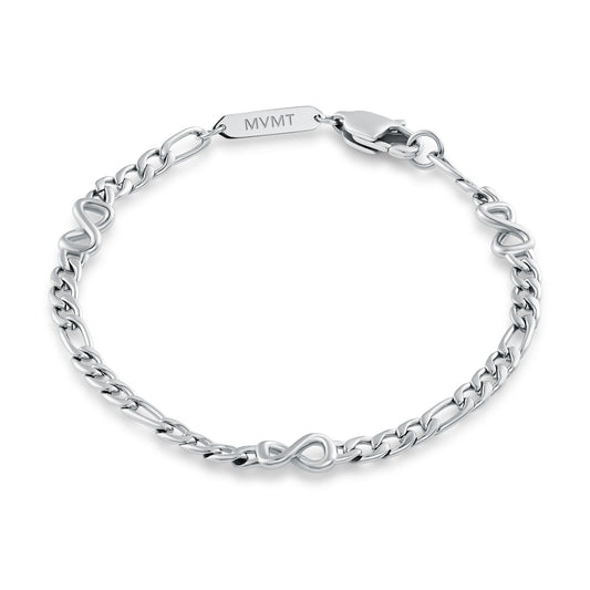 Figaro Chain Bracelet - 3.8MM | Silver - main image