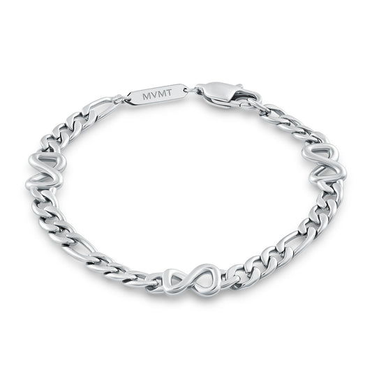 Figaro Chain Bracelet - 5.3MM | Silver - main image