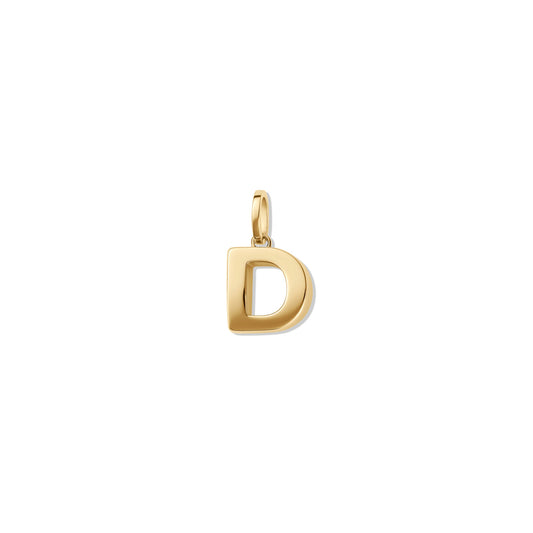Alphabet Charm - D | Gold - main image