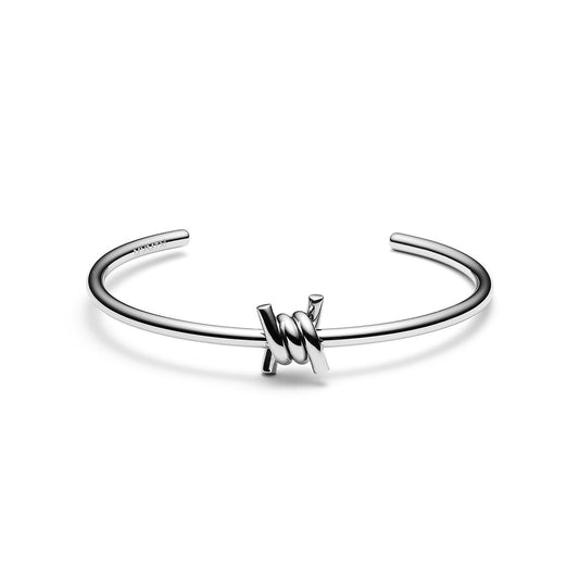 Single Barbed Cuff | Silver - main image